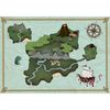 Coordonne Mural Treasure Map 9700070