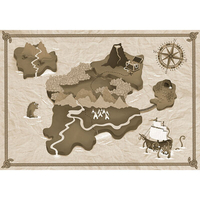 Coordonne Mural Treasure Map 9700072