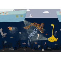 Coordonne Mural Yellow Submarine 9700022