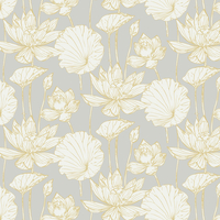 Etten Wallpaper Water Lily Floral ET10906