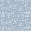 Little Greene Wallpaper Hampstead James Blue 0271HAJAMES