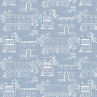 Little Greene Wallpaper Hampstead James Blue 0271HAJAMES