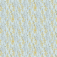 Lorna Syson Wallpaper Broom and Bee Sky BBSW