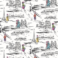 Manuel Canovas Wallpaper La Parisienne 3083/01