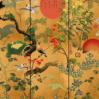 Mind the Gap Mural Byobu Metallic Edition WP20295