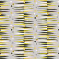 Mini Moderns Wallpaper Backgammon AZDPT020 Mustard