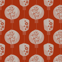 Mini Moderns Wallpaper Lucky Lantern AZDPT045HO