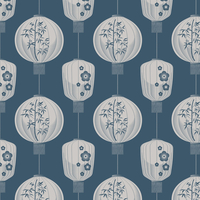 Mini Moderns Wallpaper Lucky Lantern AZDPT045WD