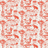 Mini Moderns Wallpaper Pet Sounds AZDPT012 Orange