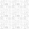 Mini Moderns Wallpaper Tick Tock AZDPT005 Snow
