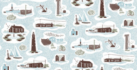 Mini Moderns Wallpapers Dungeness,  AZDPT023CB
