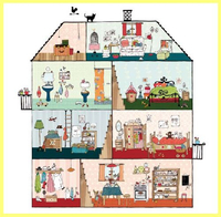 Mr Perswall Mural Home Sweet Home P120701-W