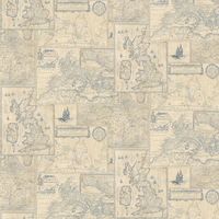 Mulberry Home Wallpaper Bohemian Travels FG077H10