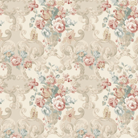 Mulberry Home Wallpaper Floral Rococo FG103.R114.0