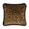 Paloma Home Cushion Luxe Velvet Leopard Cushion LVL/GOL/04343TR