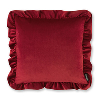 Paloma Home Cushion Ruffle Cushion RUF/RED/04545CC