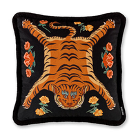 Paloma Home Cushion Tibetan Tiger Cushion TIB/BLA/05555TR