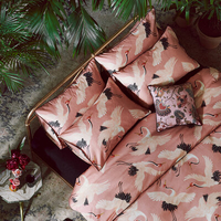 Paloma Home Duvet cover Oriental Birds Duvet Set ORB/BLO/DOUBS