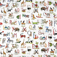 Prestigious Fabric Animal Alphabet 8628/335