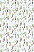 Prestigious Fabric Herb Pots Sage,  5816/638