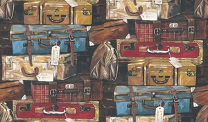 Prestigious Wallpapers Luggage Vintage,  1809/284