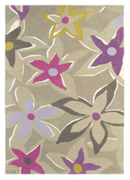 Sanderson Rugs Starflower Berry Multi Small,  218305