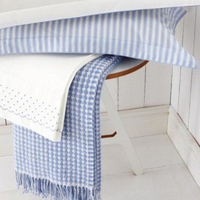 Sanderson wallpaper Adele Blue Throw,  471055