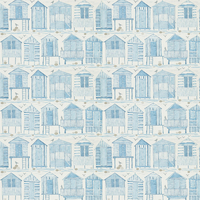 Sanderson Wallpaper Beach Huts 216560