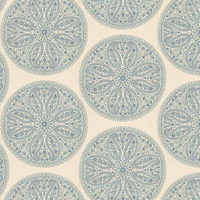 Sanderson Wallpaper Paisley Circles DCAVPC103