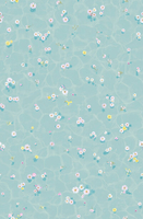 Sian Zeng Mural Classic Floral Bath Mural FLORALBATHBL