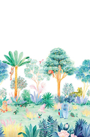 Sian Zeng Mural Classic Jungle Mural JUNGLEC01