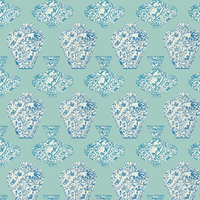 Thibaut Wallpaper Imari Vase T13126