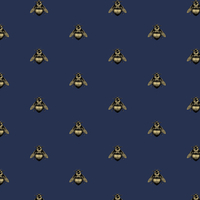 Timorous Beasties Wallpaper Napoleon Bee TB/NAP/6001/SNW