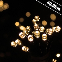 1000 LED Solar Stringlights Warm White