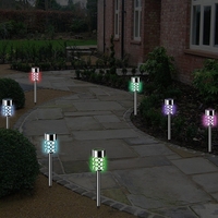 Solar Crystal Stake Lights (4 pack)