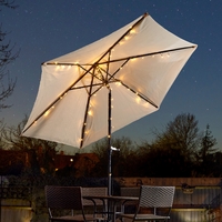 Solar Parasol String Lights 72 Led