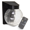 Solar Sensor Glass Wall Light with Remote
