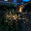Solar Starburst Stake Lights - 120 Warm White LED