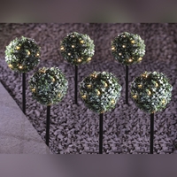Solar Topiary Bay Trees (6 pack)