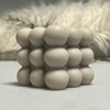 Soy Wax Vegan Bubble Candle in Beige