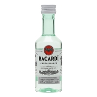 Bacardi Carta Blanca Rum 5cl Miniature