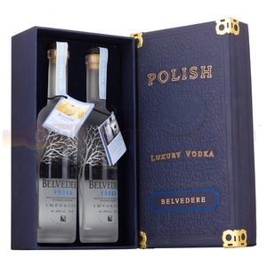 Belvedere Vodka 2x 5cl Miniature Gift Box