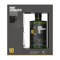Bruichladdich Port Charlotte 10 Year Whisky 70cl Gift Pack
