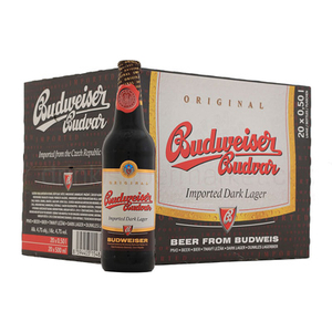 Budweiser Budvar Dark Premium Lager 20x 500ml