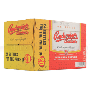 Budweiser Budvar Premium Lager 24x 330ml