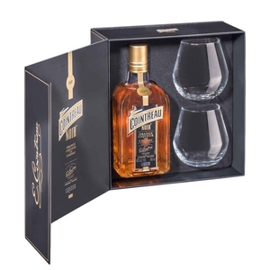 Cointreau Noir Liqueur 70cl Gift Pack