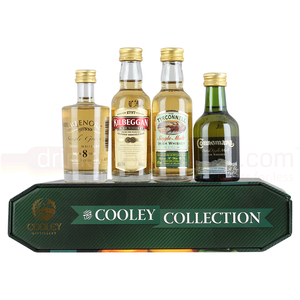 Cooley Best of Ireland Collection of Whiskies 4x 5cl Gift Tasting Pack