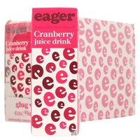 Eager Cranberry Juice 8x 1Ltr