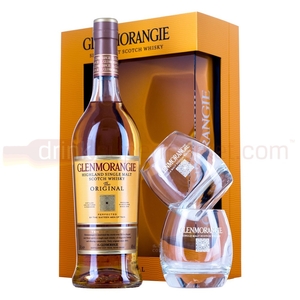 Glenmorangie 10 Year Whisky 70cl and 2 Tumblers Gift Pack