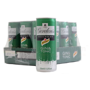 Gordons Gin and Tonic Water Premix 12 x 250ml